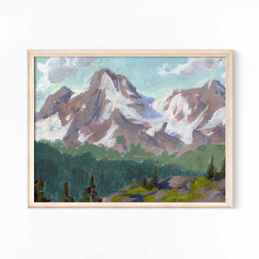 Afternoon in the Sierras - Art Print