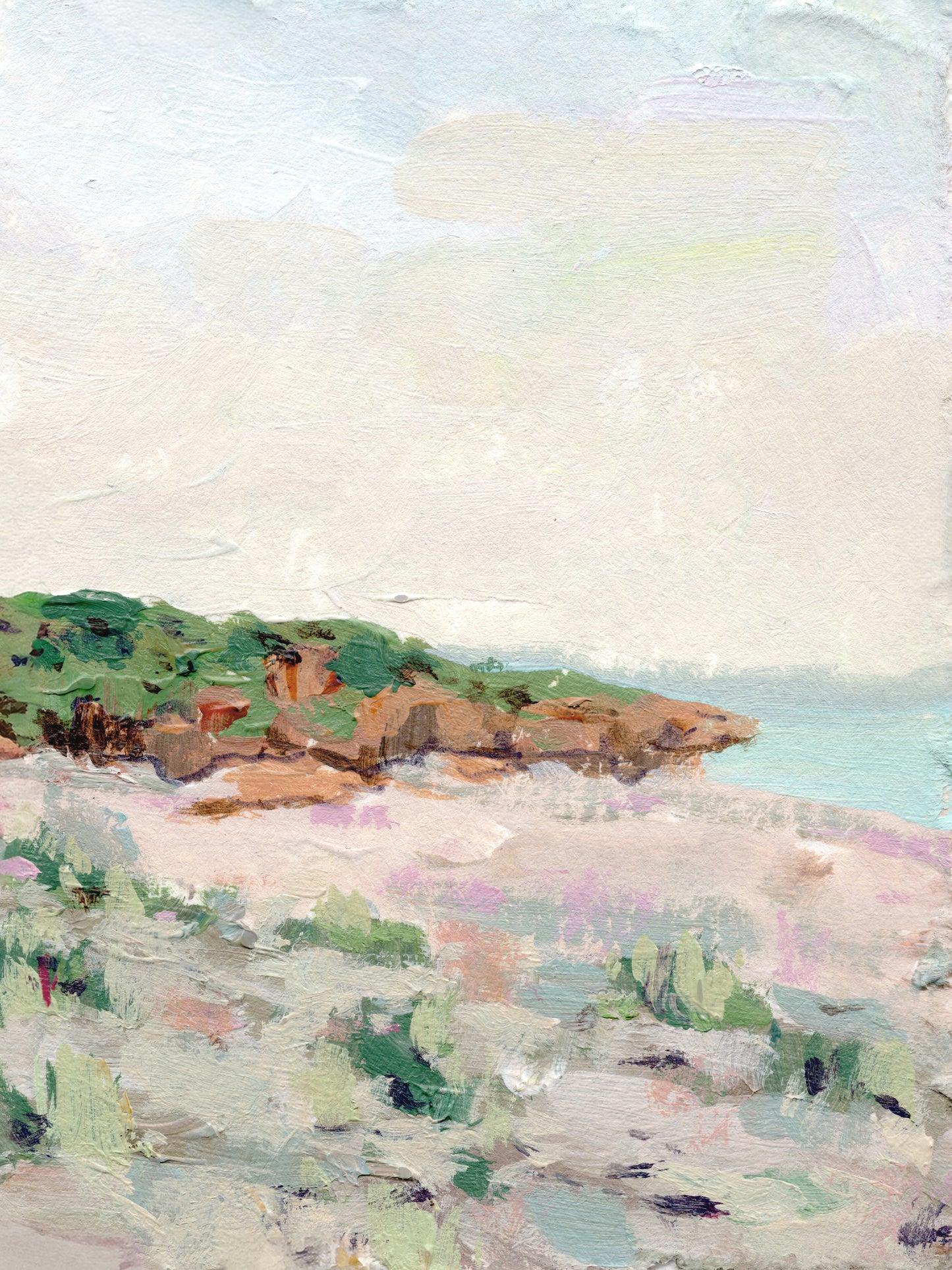 Pastel Shores - Art Print